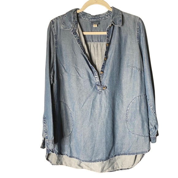 J. Jill Tops - J.Jill denim women’s top - size MP